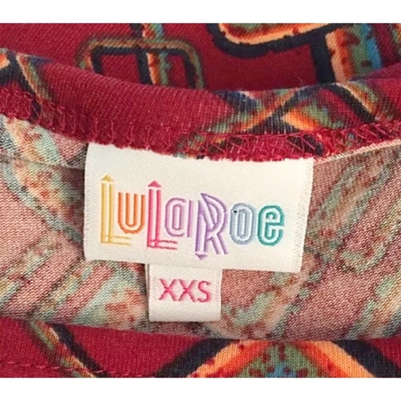 LULAROE Julia Form Fitting Knee-length Knit Dress - Picture 5 of 5